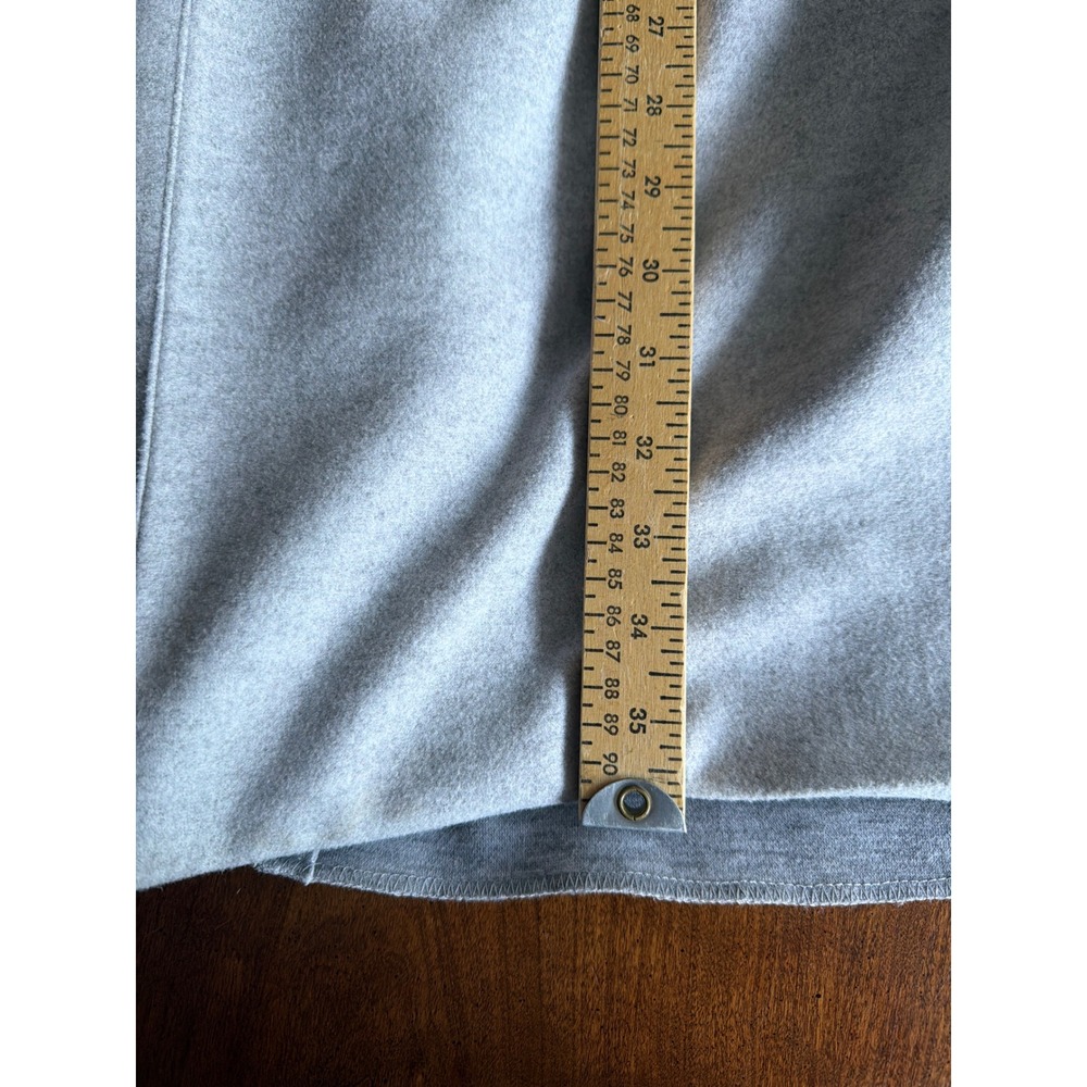 Joie Shawl Collar Coat Women Gray Open Front Knit Overcoat Large - Picture 6 of 6